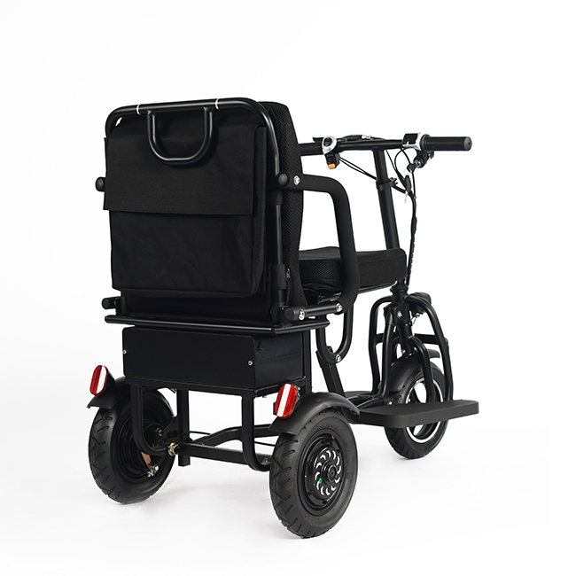 Silla de ruedas eléctrica (negra)
